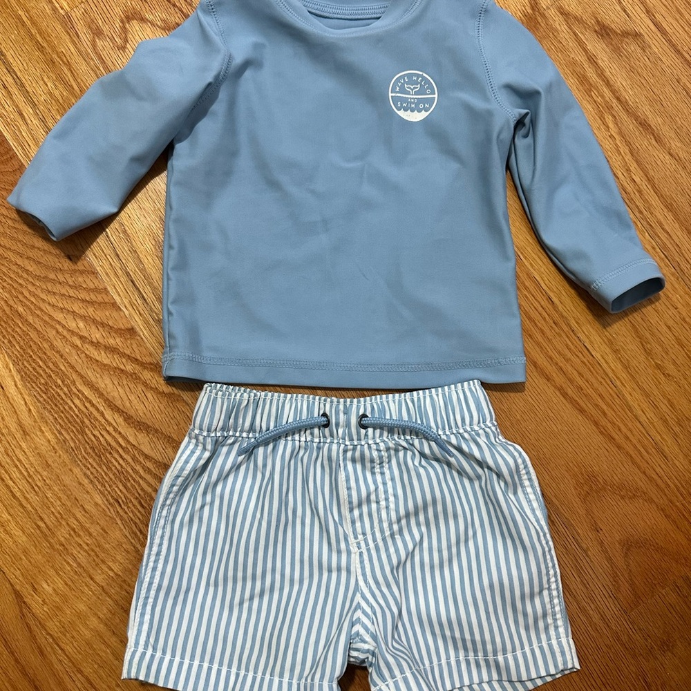 Carter’s Baby Swim Set - Size 6 Months (GUC)
